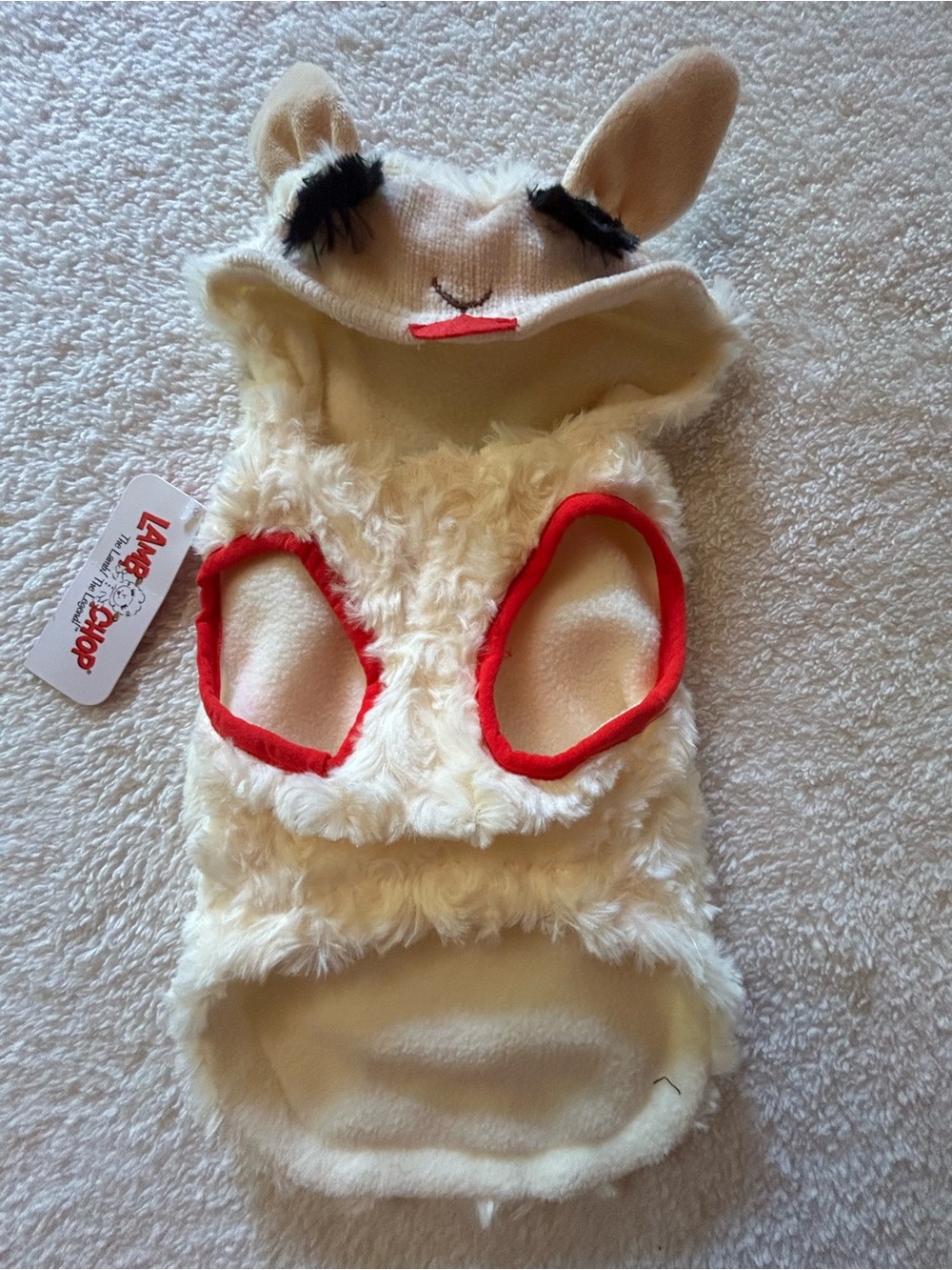 XS Lamb Chop Pet Costume